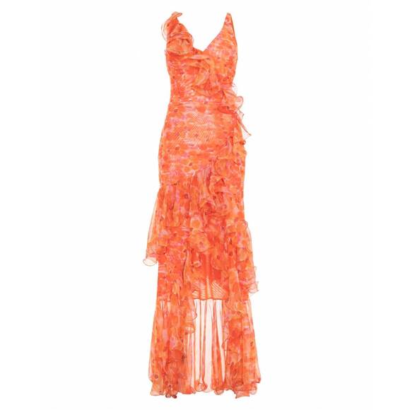 NEW PATBO myosotis flutter gown in yellow - Picture 3 of 3